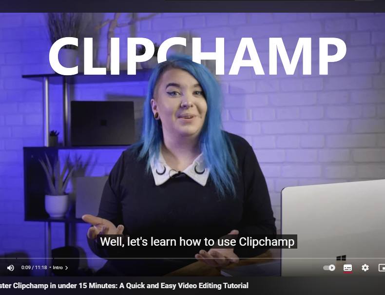 Clipchamp (Software vídeo tutorial)