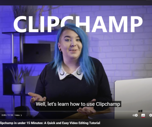 Clipchamp (Software vídeo tutorial)